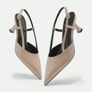 Minimalist Closed toe High Heel Sandals