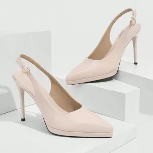 Cute Closed toe High Heel Sandals